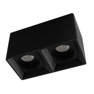 DK3085-BK Светильник накладной IP 20, 10 Вт, GU5.3, LED, черный/черный, пластик