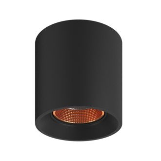 DK3090-BBR Светильник накладной, IP 20, 10 Вт, GU5.3, LED, черный/бронзовый, пластик