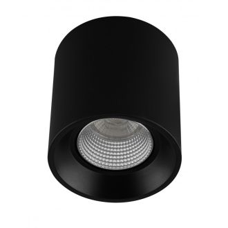 DK3090-BK+CH Светильник накладной IP 20, 10 Вт, GU5.3, LED, черный/хром, пластик