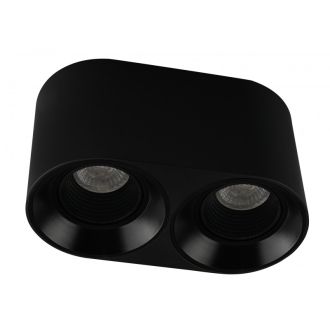 DK3096-BK Светильник накладной IP 20, 10 Вт, GU5.3, LED, черный/черный, пластик
