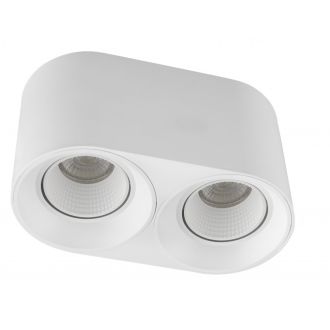 DK3096-WH Светильник накладной IP 20, 10 Вт, GU5.3, LED, белый/белый, пластик