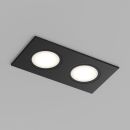 Встраиваемый влагозащищенный светильник PORT, 2×15 Вт макс., LED, GU5.3, IP65, корпус из полимера, цвет чёрный