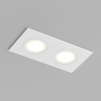 Встраиваемый влагозащищенный светильник PORT, 2?15 Вт макс., LED, GU5.3, IP65, корпус из полимера, цвет белый