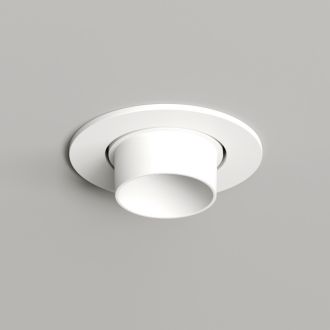 DK3120-WH Встраиваемый светильник, IP20, до 15 Вт, LED, GU5,3, белый, пластик
