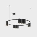 DK4065-BK Подвесной светильник ORBIT, IP20, 10xGU10 LED до 15 Вт, черный матовый, алюминий DK4065-BK Подвесной светильник ORBIT, IP20, 10xGU10 LED до 15 Вт, черный матовый, алюминий