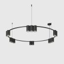 DK4067-BK Подвесной светильник ORBIT, IP20, 15xGU10 LED до 15 Вт, черный матовый, алюминий DK4067-BK Подвесной светильник ORBIT, IP20, 15xGU10 LED до 15 Вт, черный матовый, алюминий