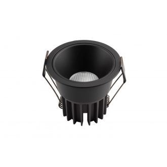 DK4500-BK Встраиваемый светильник, IP 20, 12 Вт, LED 3000, черный, алюминий