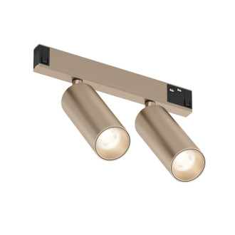 Светильник трековый SPOT SHINE PRIME 8Wx2 48V DC 36° RA?90 3000K IP20 Шампань
