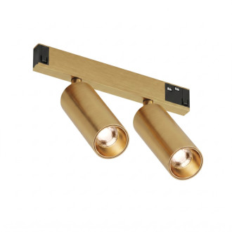 Светильник трековый SPOT SHINE PRIME 8Wx2 48V DC 36° RA?90 3000K IP20 Сатин. лат.