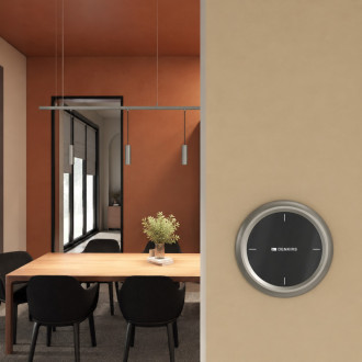 Панель управления Zigbee CONTROL SHINE PRIME 2*1.5V AAA Темный никель