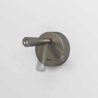 DK5072-DN Бра SHINE WALL со светодиодом, D104*H68, IP20, 3000К, 3W, RA?90, темный никель, алюминий