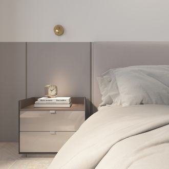DK5072-SB Бра SHINE WALL со светодиодом, D104*H68, IP20, 3000К, 3W, RA?90, сатинированная латунь, алюминий