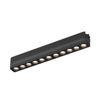 DK5305-BK Светильник для трека Air, серия Grill 3000 со светодиодом, L230*W26*H36мм, 48V DC, 12W, RA?90, 36°, 3000K, IP20, черный, алюминий