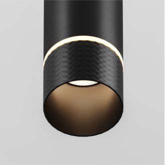 DK5315-BK Светильник для трека Air, серия Hang 3000 со светодиодом, ?35*257мм, 48V DC, 5W, RA?95, 24°, 3000K, IP20, черный, алюминий