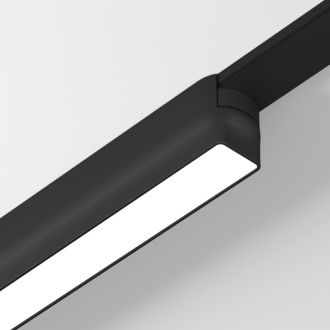 DK5330-BK Светильник для трека Air, серия Linear 4000 со светодиодом, L230*W26*H36мм, 48V DC, 9W, RA?90, 120°, 4000K, IP20, черный, алюминий