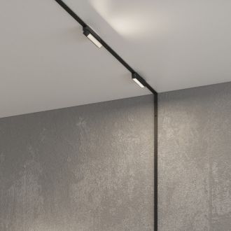 DK5360-BK Светильник для трека Air, серия Linear 2700-6500 со светодиодом, L230*W26*H36мм, 48V DC, 9W, RA?90, 120°, 2700-6500K, IP20, черный, алюминий