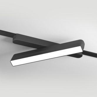 DK5363-BK Светильник для трека Air, серия Linear 2700-6500 со светодиодом, L230*W26*H60мм, 48V DC, 9W, RA?90, 120°, 2700-6500K, IP20, черный, алюминий