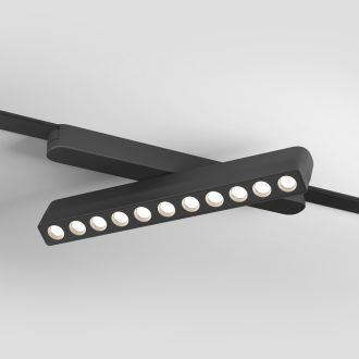 DK5368-BK Светильник для трека Air, серия Grill 2700-6500 со светодиодом, L230*W26*H60мм, 48V DC, 12W, RA?90, 36°, 2700-6500K, IP20, черный, алюминий