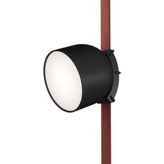 DK5543-BK Поворотный светильник для трека-ремня Belty, серия Spot, со светодиодом, D100*H107мм, 48V DC, 12W, RA90, 120°, 3000K, IP20, черный, алюминий