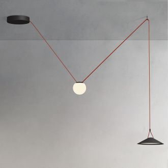 DK5564-BK Cветильник для трека-ремня Belty, серия Flow, со светодиодом, D300*H71мм, 48V DC, 12W, RA90, 120°, 4000K, IP20, черный, алюминий