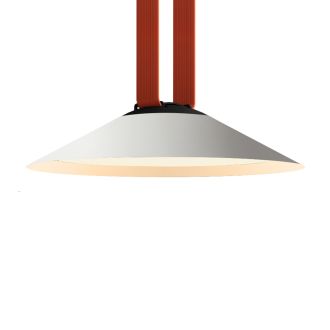 DK5564-WH+BK Cветильник для трека-ремня Belty, серия Flow, со светодиодом, D300*H71мм, 48V DC, 12W, RA90, 120°, 4000K, IP20, белый с черным, алюминий