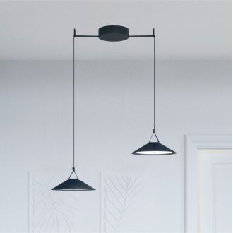 DK5565-BK Cветильник для трека-ремня Belty, серия Flow, со светодиодом, D300*H71мм, 48V DC, 20W, RA90, 120°, 3000K, IP20, черный, алюминий