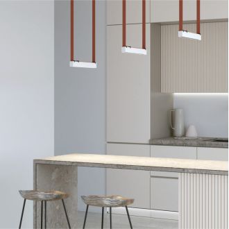 DK5571-WB Cветильник для трека-ремня Belty, серия Grill, со светодиодом, L323*W40*H45мм, 48V DC, 12W, RA90, 24°, 3000K, IP20, белый с черным, алюминий