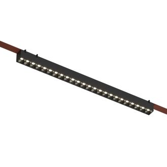 DK5573-BK Cветильник для трека-ремня Belty, серия Grill, со светодиодом, L642*W40*H45мм, 48V DC, 24W, RA90, 24°, 3000K, IP20, черный, алюминий
