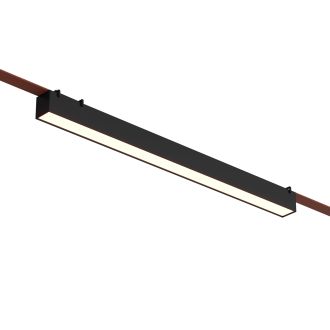 DK5577-BK Cветильник для трека-ремня Belty, серия Linear, со светодиодом, L642*W40*H45мм, 48V DC, 24W, RA90, 120°, 3000K, IP20, черный, алюминий