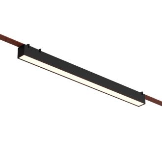 DK5676-BK Cветильник для трека-ремня Belty Smart, серия Linear, со светодиодом, L642*W40*H45мм, 48V DC, 24W, RA90, 120°, 2700-6500K, IP20, черный, алюминий