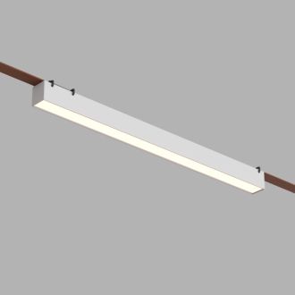DK5676-WH Cветильник для трека-ремня Belty Smart, серия Linear, со светодиодом, L642*W40*H45мм, 48V DC, 24W, RA90, 120°, 2700-6000K, IP20, белый, алюминий