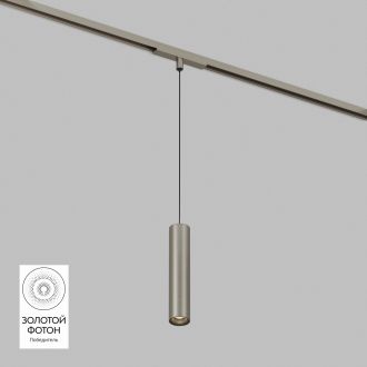 DK5744-DN Светильник для трека SHINE SPOT со светодиодом, D40*H200 кабель 1500мм, 48V DC, 8W, RA?90, 3000K, IP20, темный никель, алюминий