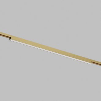 DK5752-SB Светильник для трека SHINE LINEAR со светодиодом, L601*W19*H27, 48V DC, 24W, RA?90, 3000K, IP20, сатинированная латунь, алюминий