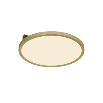 DK5763-SB Светильник для трека SHINE FLOW со светодиодом, D198*H27, 48V DC, 15W, RA?90, 3000K, IP20, сатинированная латунь, алюминий