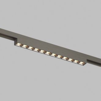 DK5971-DN Светильник трековый SHINE GRILL ZigBee, 48В, 10Вт, 2700-6000K, IP20, темный никель, алюминий