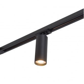 DK6202-BK Трековый светильник IP 20, 50 Вт, GU10, черный, алюминий