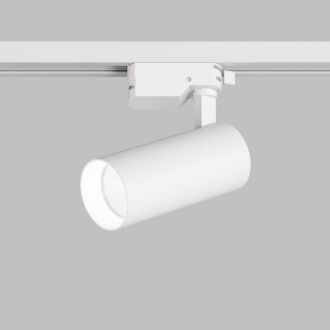 DK6452-WH Трековый светильник SOLID KOPER, 135мм, d60, 220V, LED 4000K, 15W, IP20, белый, алюминий