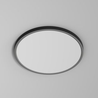 DK6522-BK Накладной светильник THIN, IP40, 36W, 3000K/4000K/6500K, переключатель цветовой температуры на корпусе, черный, полимер