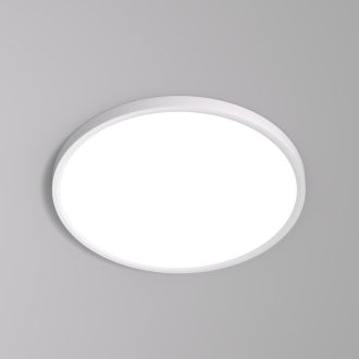DK6522-WH Накладной светильник THIN, IP40, 36W, 3000K/4000K/6500K, переключатель цветовой температуры на корпусе, белый, полимер