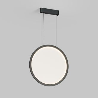 Подвесной светильник вертикальный VEIL, 35 Вт, ?600?2100 мм, LED 2700-6000K, IP20, пульт Д/У (в комплекте), черный, алюминий, акрил