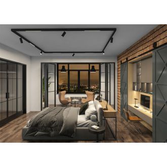 DK8004-BK Линейный светильник SMART LINEAR 18W DIM 3000K-6000K черный