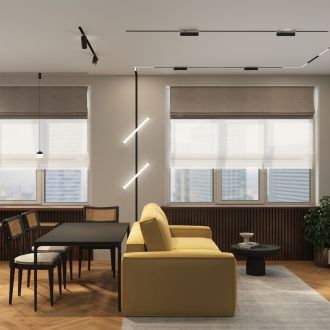 DK8004-CONN-BK Трековый светильник-коннектор SMART LINEAR, IP20, 18W, DIM, 3000K-6000K, черный