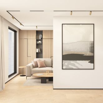DK8004-CONN-BK Трековый светильник-коннектор SMART LINEAR, IP20, 18W, DIM, 3000K-6000K, черный