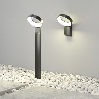 DK9718-BK Ландшафтный светодиодный уличный светильник SANVIK, IP65, 12 Вт, 3000К, черный, алюминий