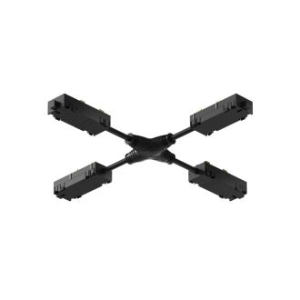 X образный электрический коннектор трека SMART, черный. 