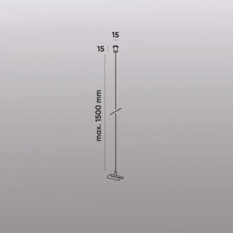 TR2126-WH Механический подвес для трека SMART BASE, IP20, 1.5м, белый, алюминий