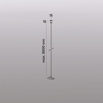 TR2127-WH Механический подвес для трека SMART BASE, IP20, 5м, белый, алюминий