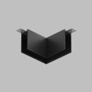 Угол потолок-потолок 90° SMART SLIM BASE, накладной, чёрный, алюминий