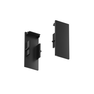 Торцевые заглушки для трека SMART SLIM BASE, комплект 2 шт, чёрный