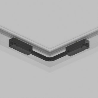 Гибкий коннектор для трека SMART SLIM BASE, чёрный, алюминий